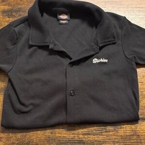 Dickies Black Collared Shirt